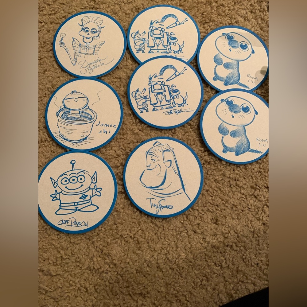 🆕 Lamplight Lounge Paper Coasters (8)